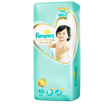 pampers taped diapers