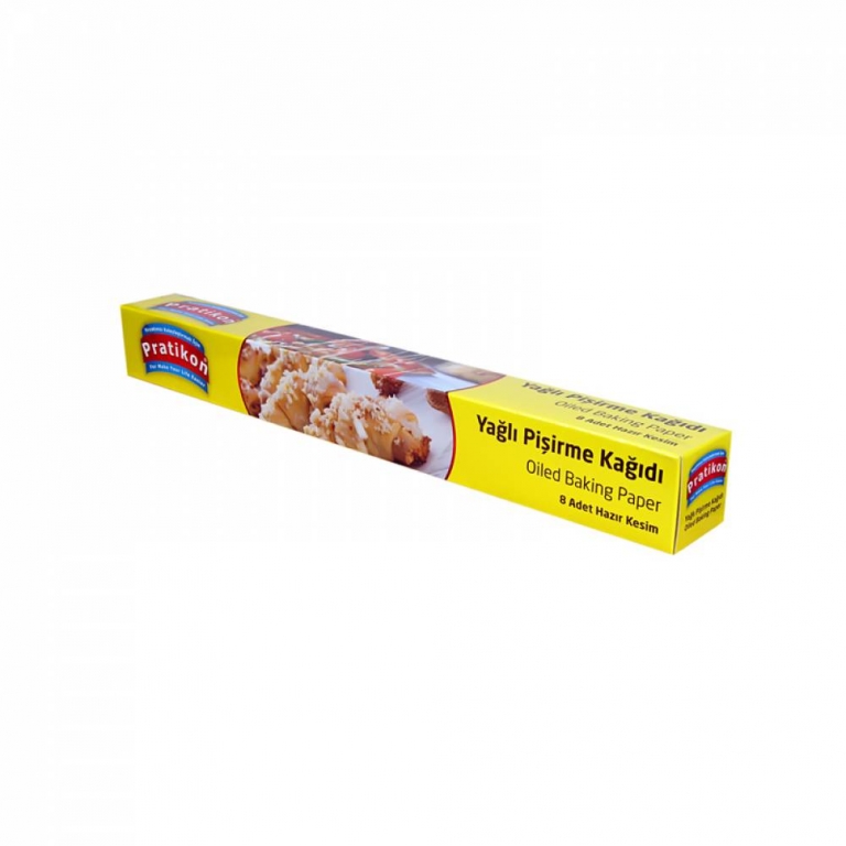 Pratikon NonStick Baking Oil Paper 3m x 36cm (Ready Cut 8pcs) FETA