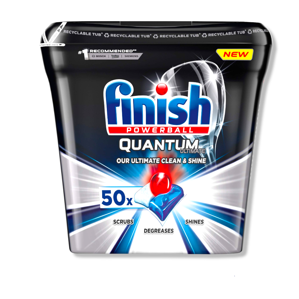 Finish Quantum Ultimate Dishwasher Tablets [50 tabs] FETA Mediterranean