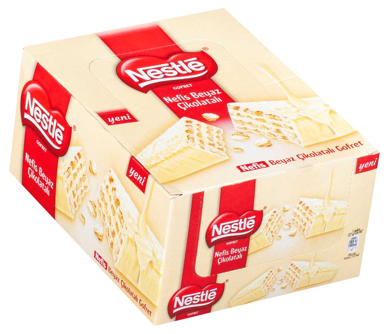 Nestle White Chocolate Wafer [20x27g] 1Box – FETA Mediterranean