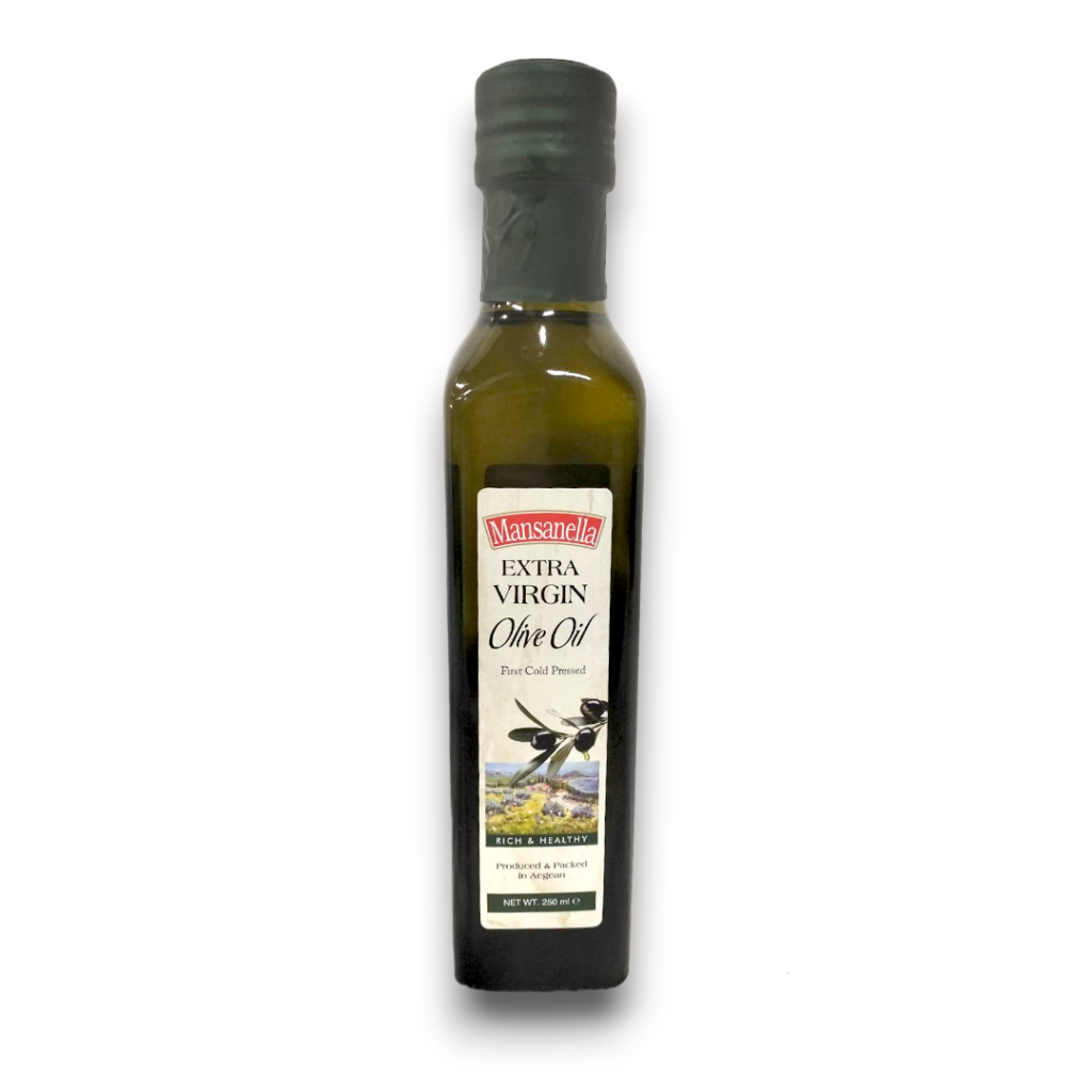 Mansanella Extra Virgin Olive Oil 250ml (Glass Bottle) – FETA Mediterranean