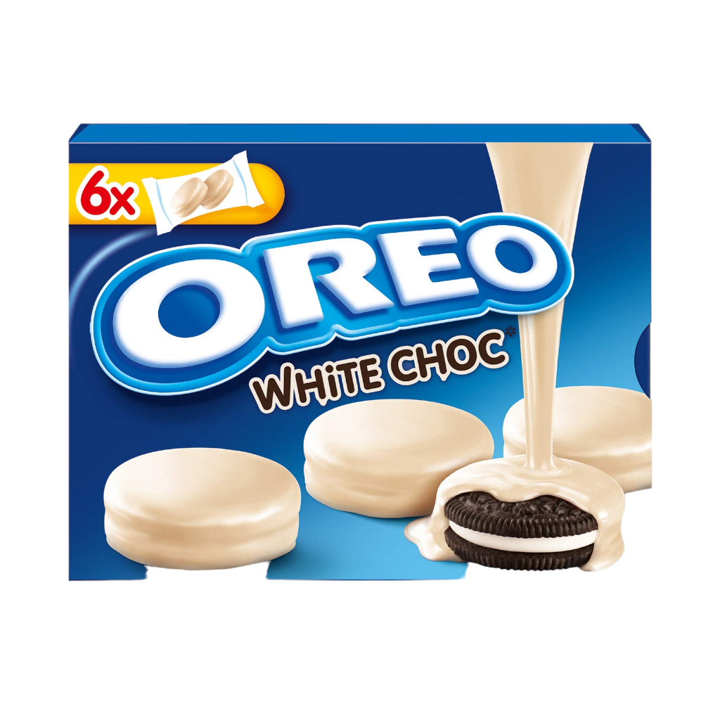 Oreo Sandwich Cookies Coated with White Chocolate 246g (6 packs of 2 ...